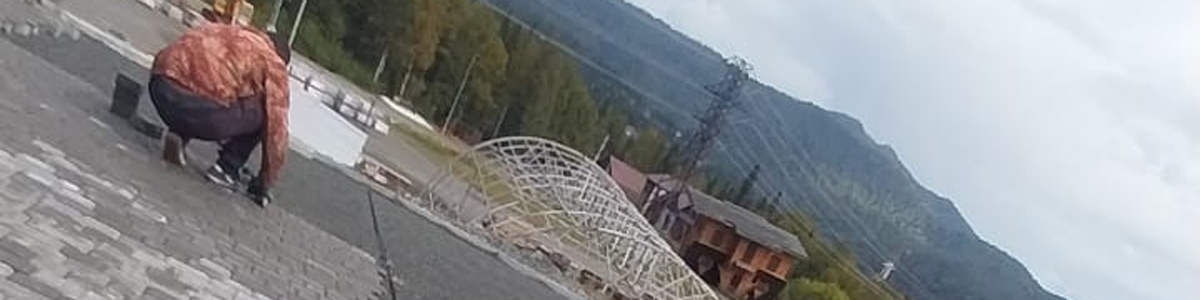 Укладка брусчатки и тротуарной плитки